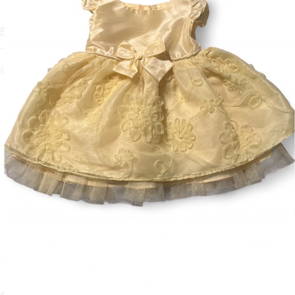 Charming baby Yellow George Floral Dress